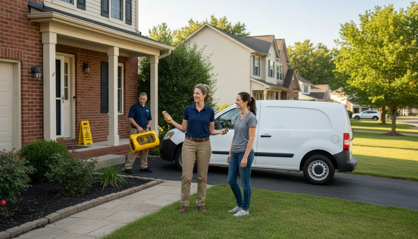 Water restoration image for Dehumidification And Cleanup Services in Covington, TN